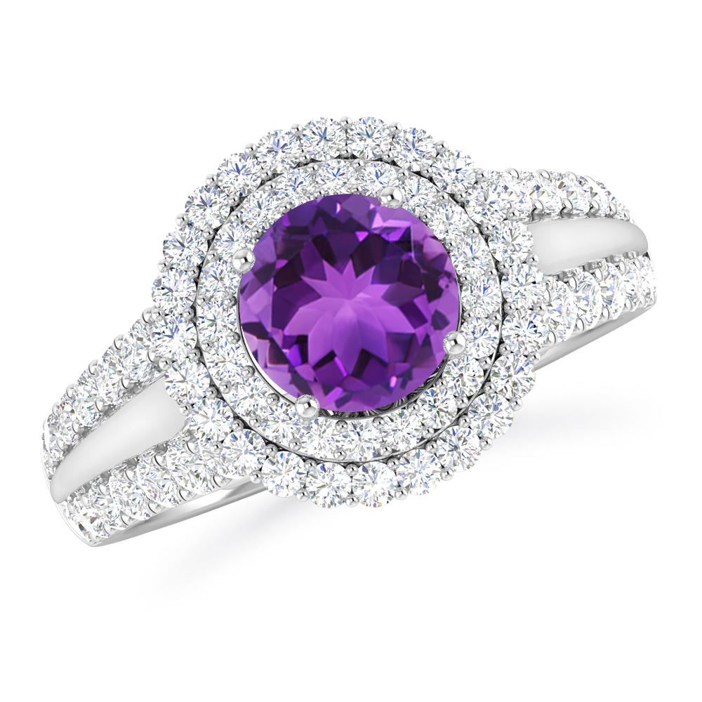 White Gold - Amethyst