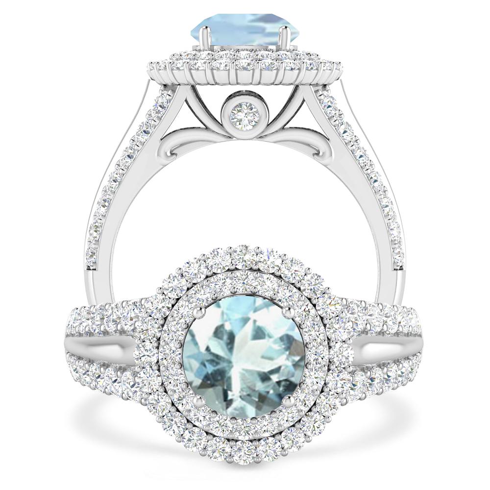 White Gold - Aquamarine