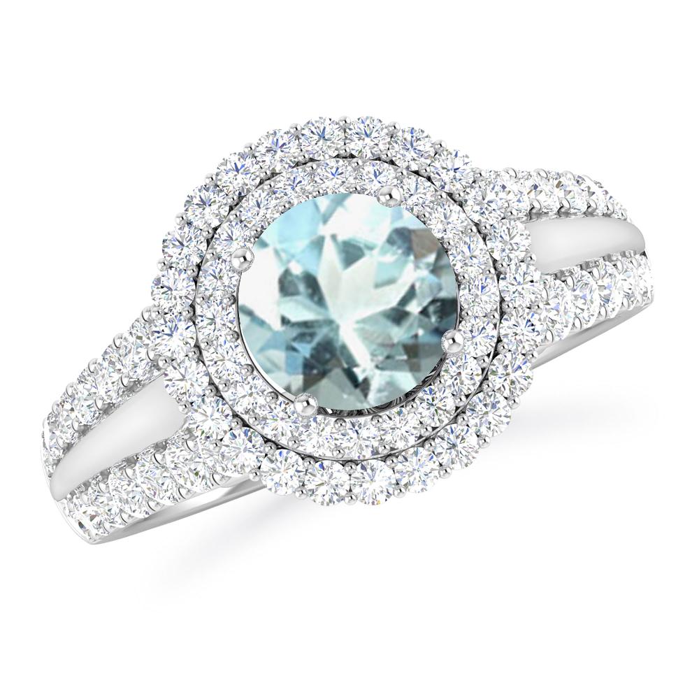 White Gold - Aquamarine