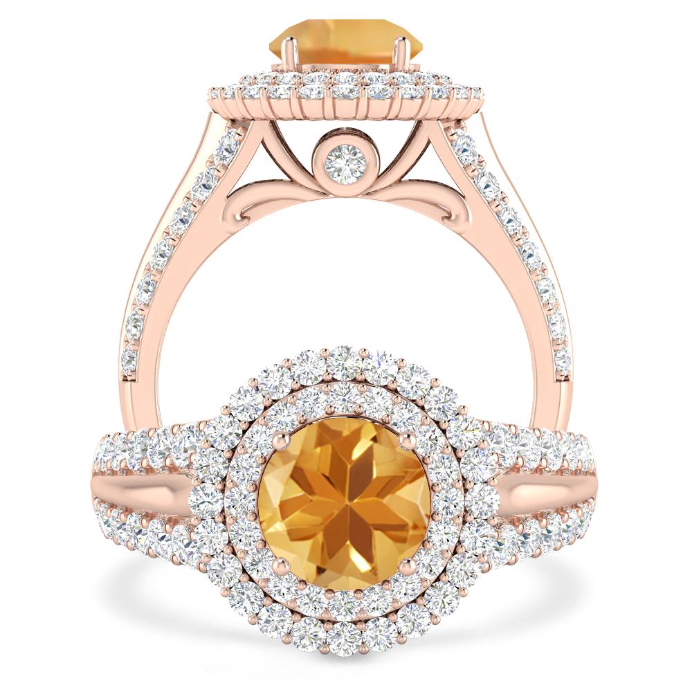 Rose Gold - Citrine