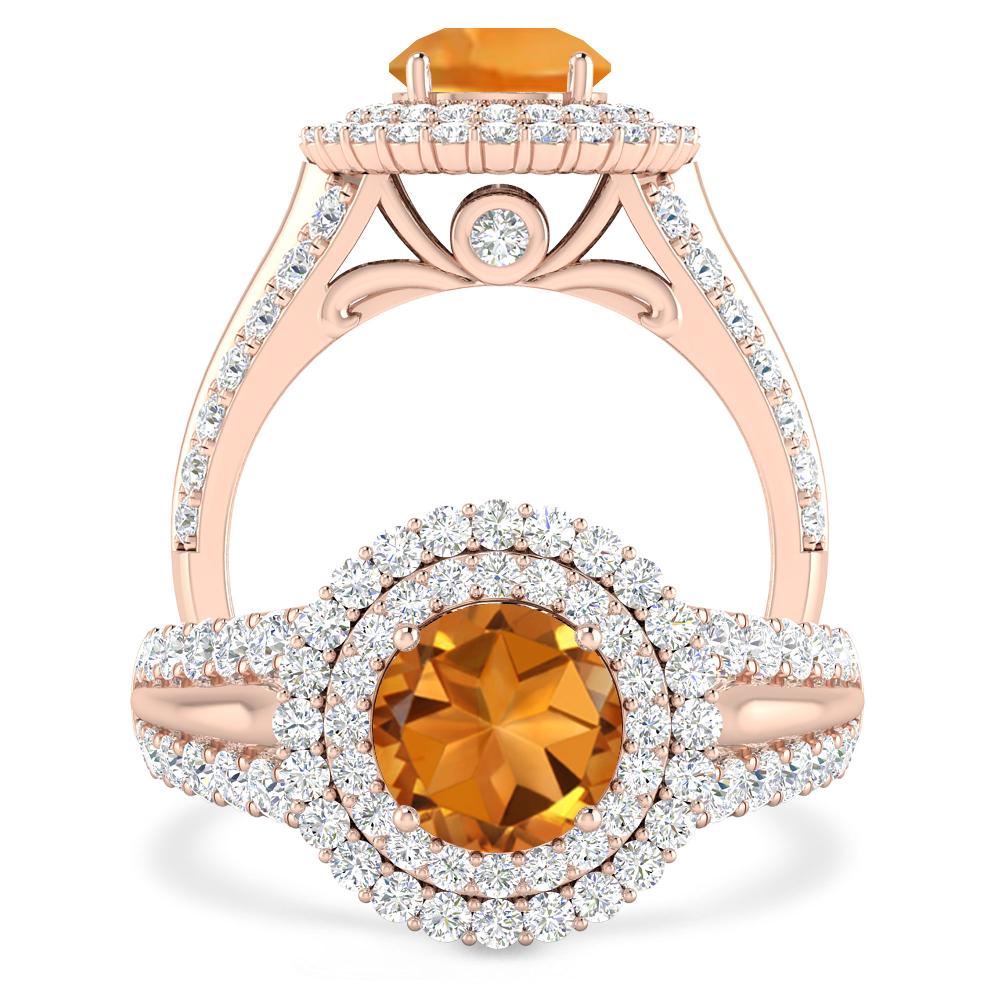 Rose Gold - Citrine