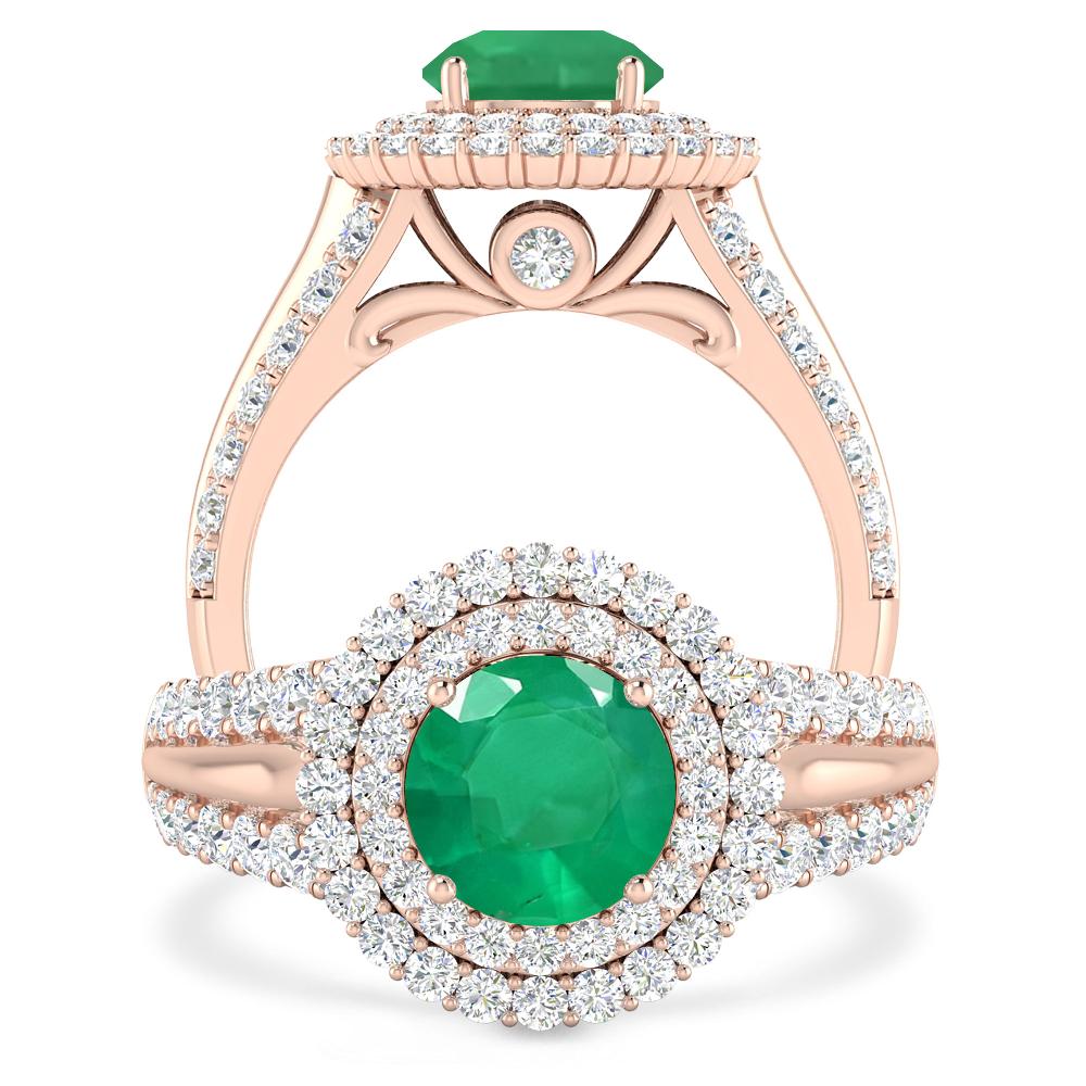 Rose Gold - Emerald