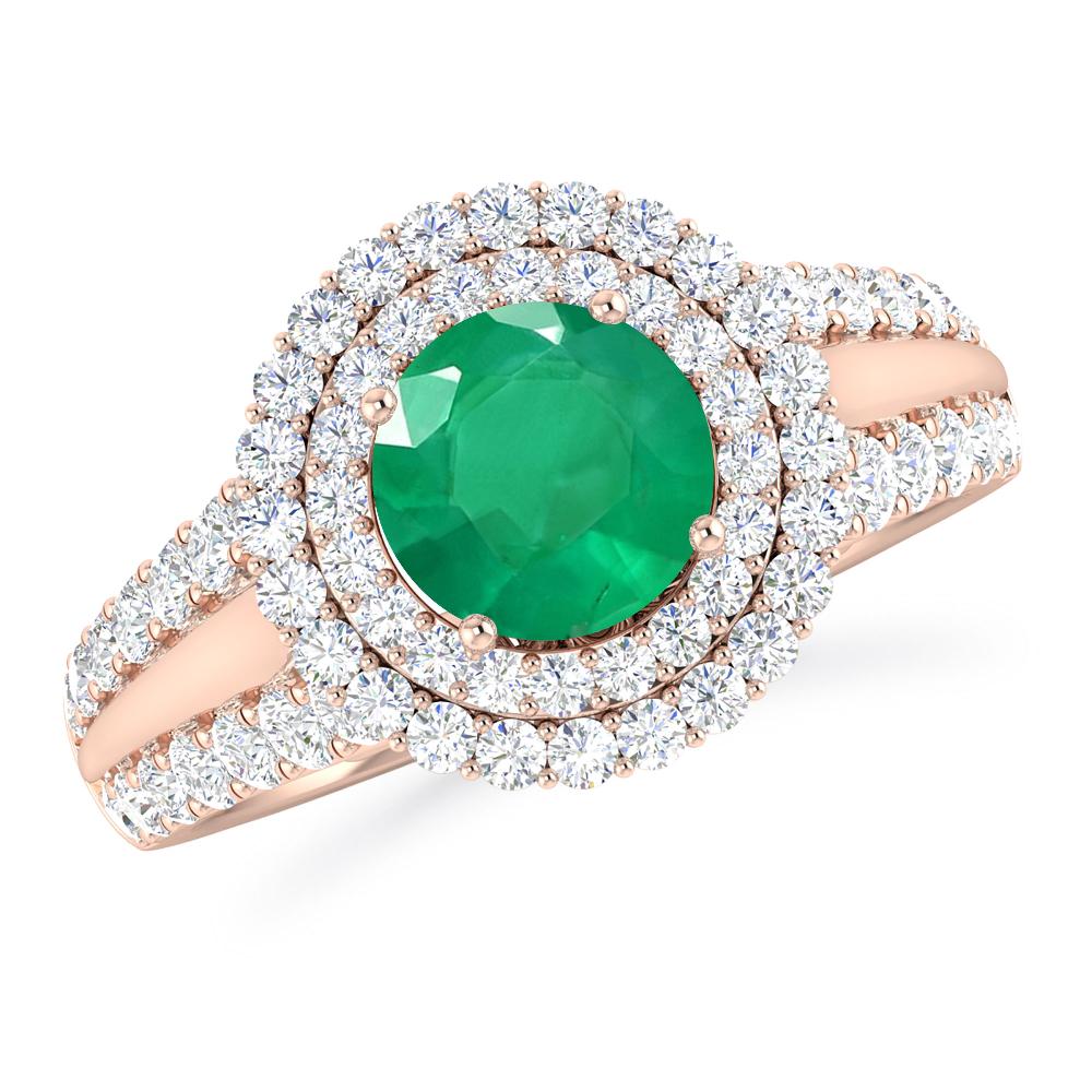 Rose Gold - Emerald