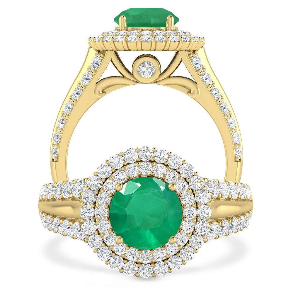 Yellow Gold - Emerald