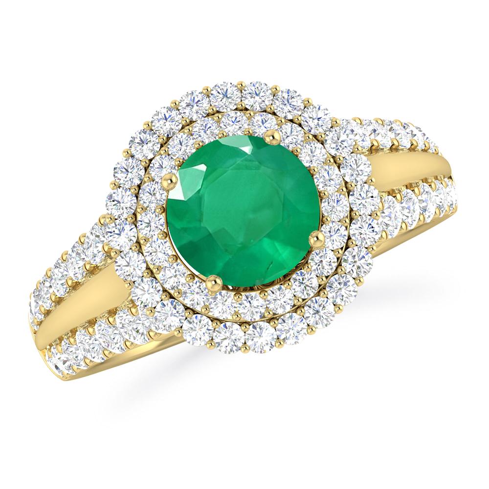 Yellow Gold - Emerald