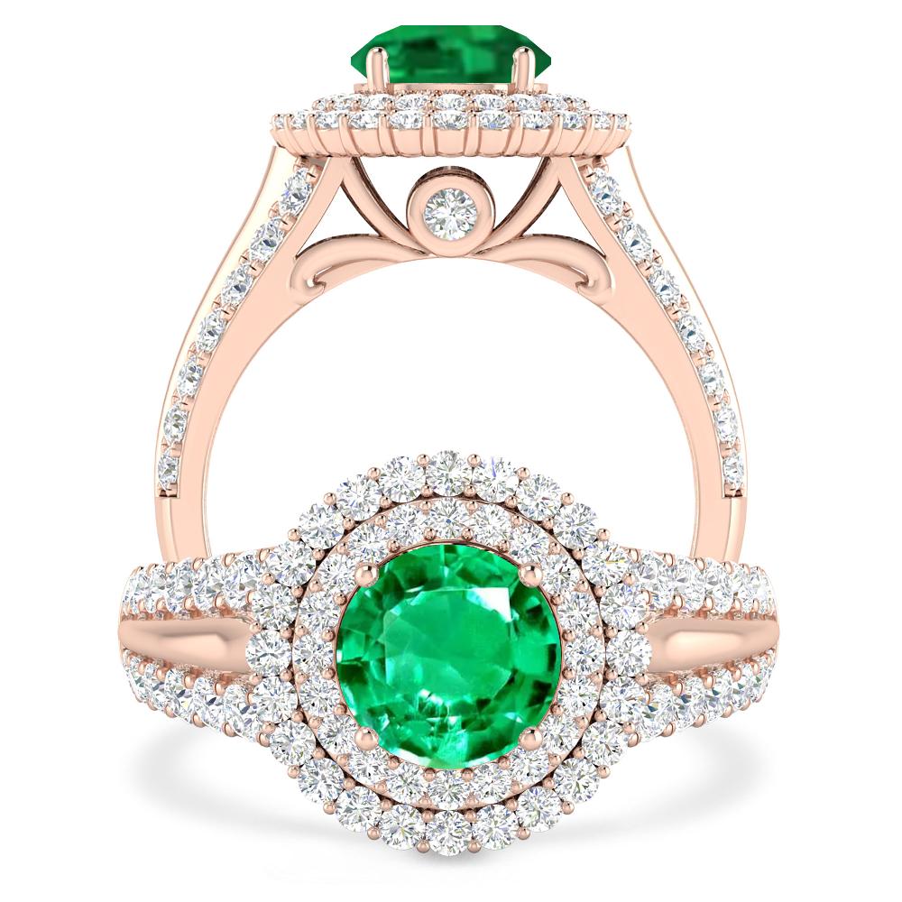 Rose Gold - Emerald