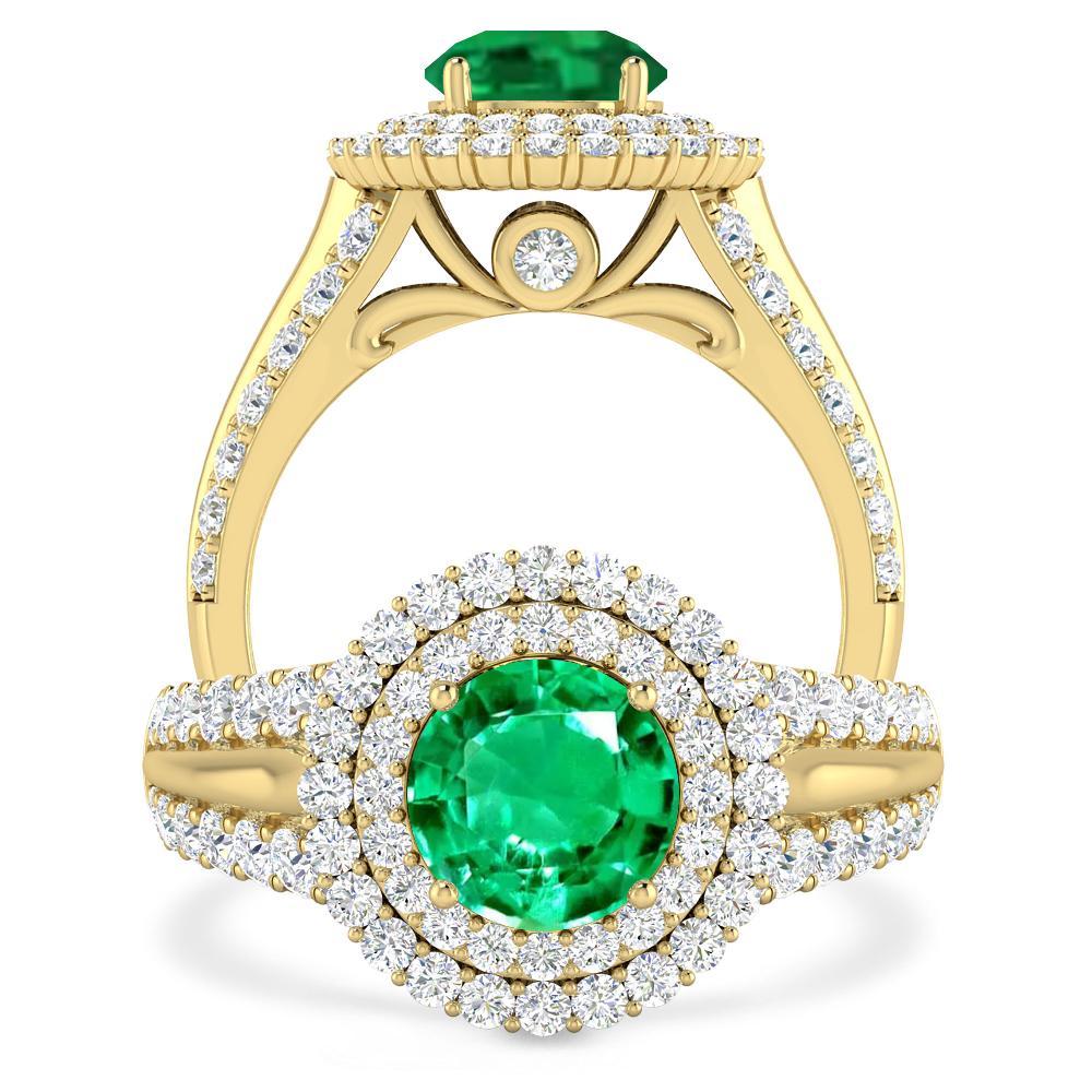 Yellow Gold - Emerald