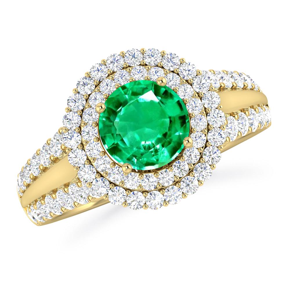 Yellow Gold - Emerald