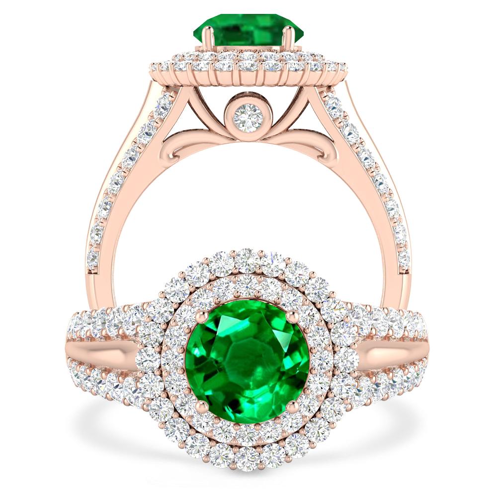 Rose Gold - Emerald