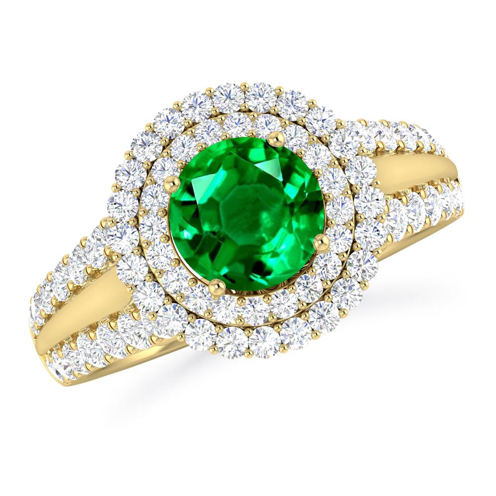 Yellow Gold - Emerald