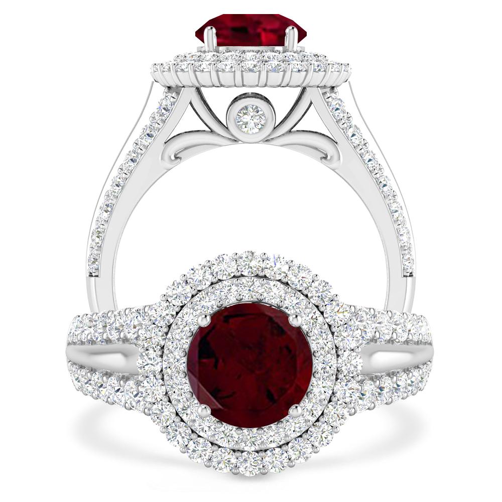 White Gold - Garnet