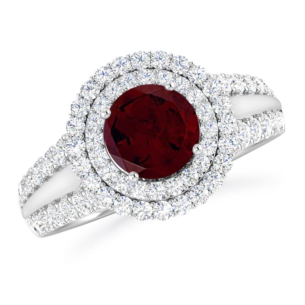 White Gold - Garnet