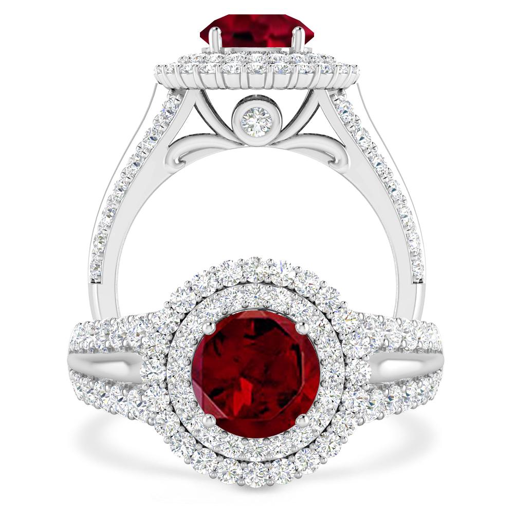 White Gold - Garnet