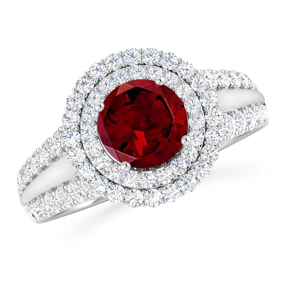 White Gold - Garnet