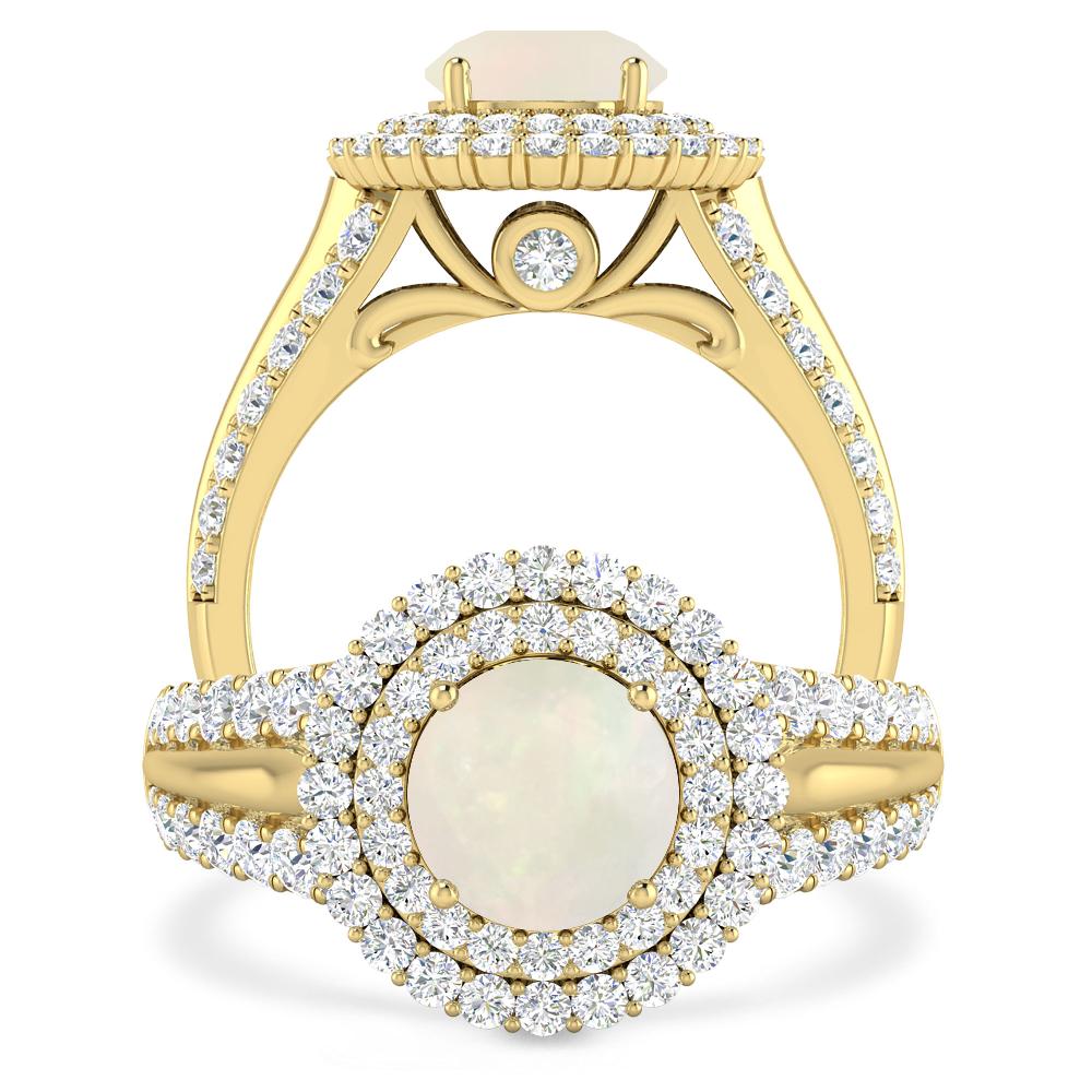 Yellow Gold - Opal