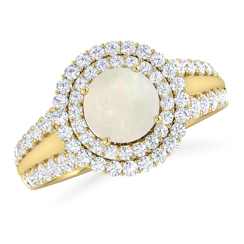 Yellow Gold - Opal