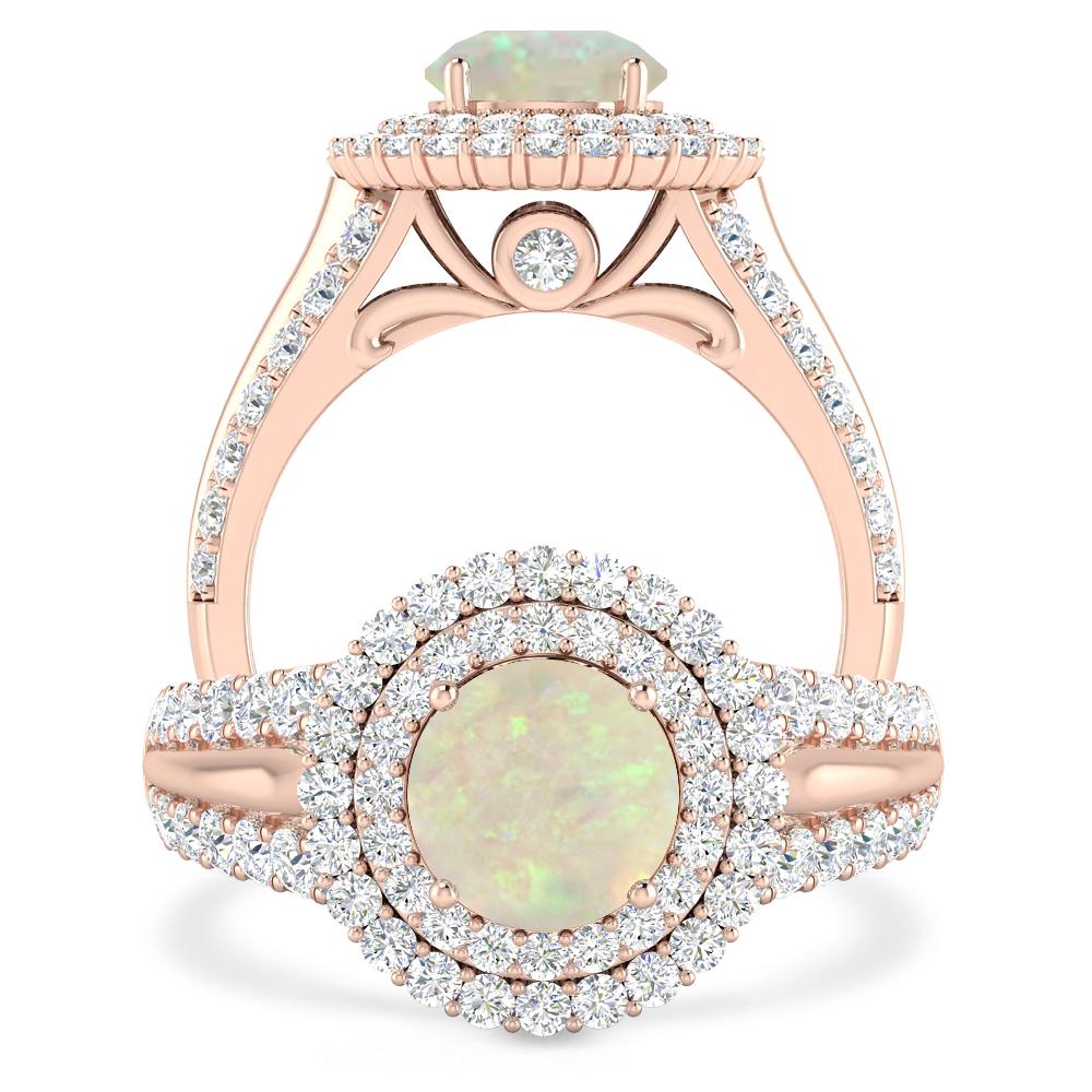 Rose Gold - Opal