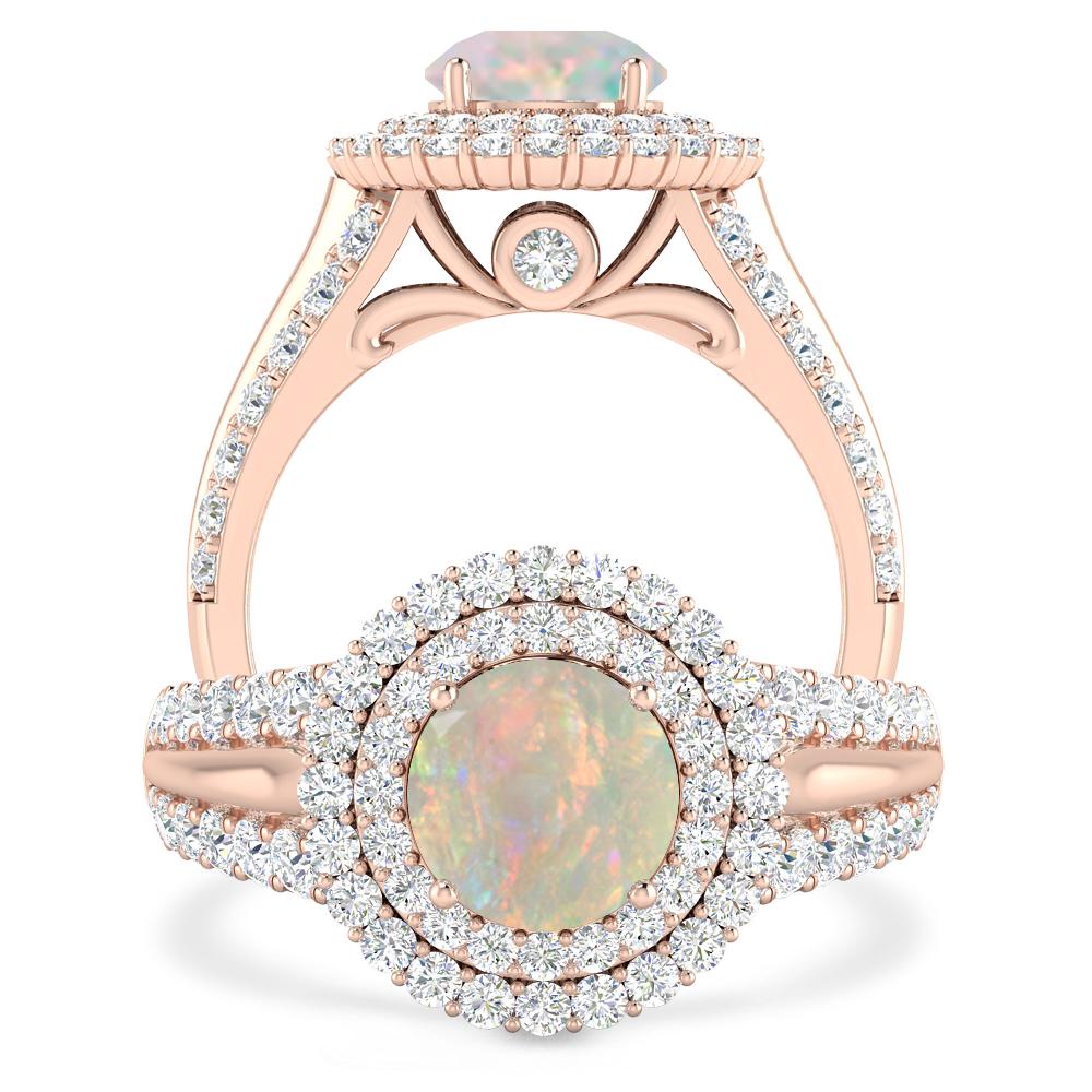 Rose Gold - Opal