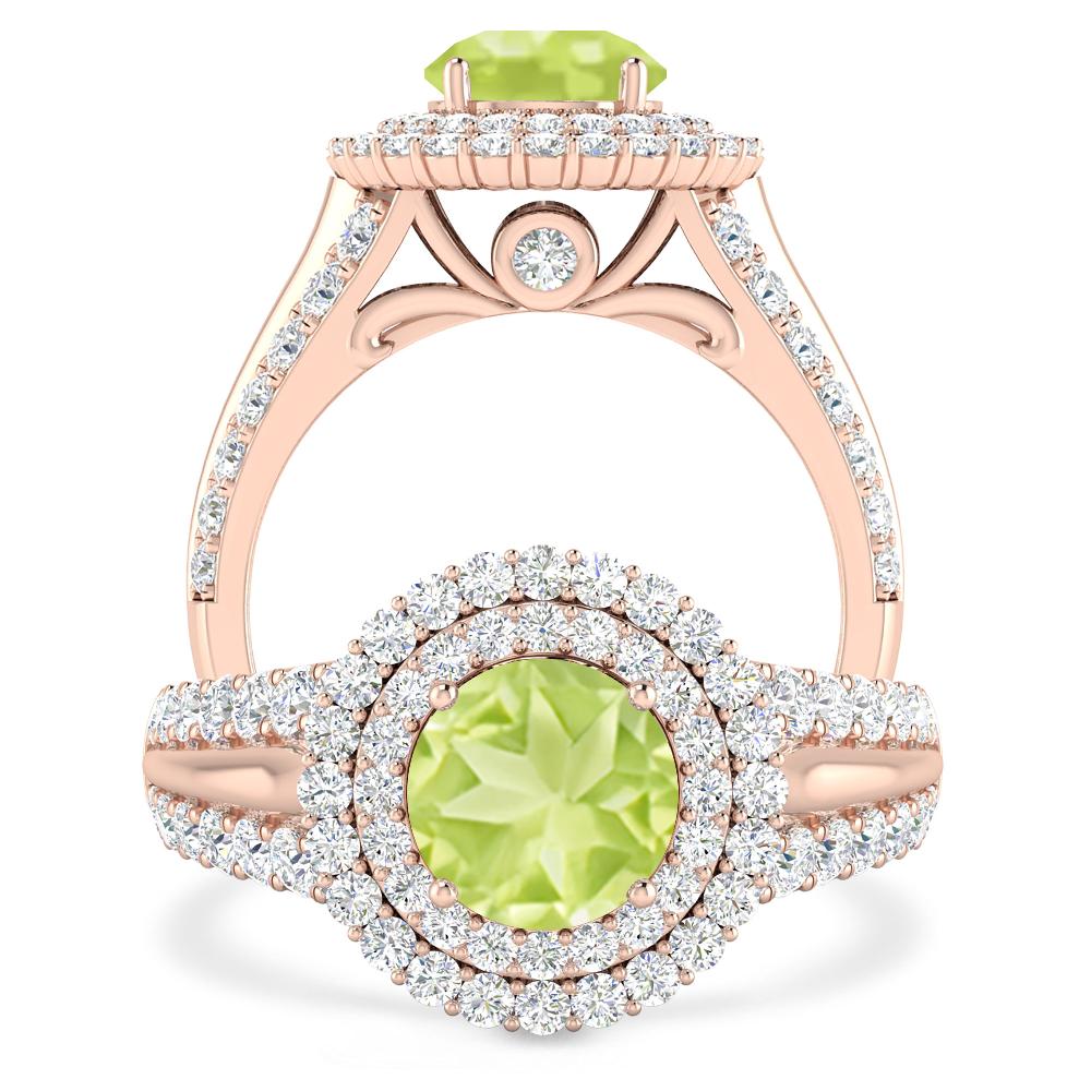 Rose Gold - Peridot