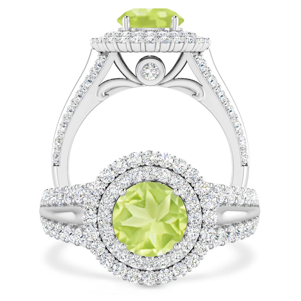 White Gold - Peridot