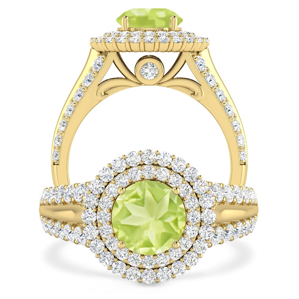 Yellow Gold - Peridot