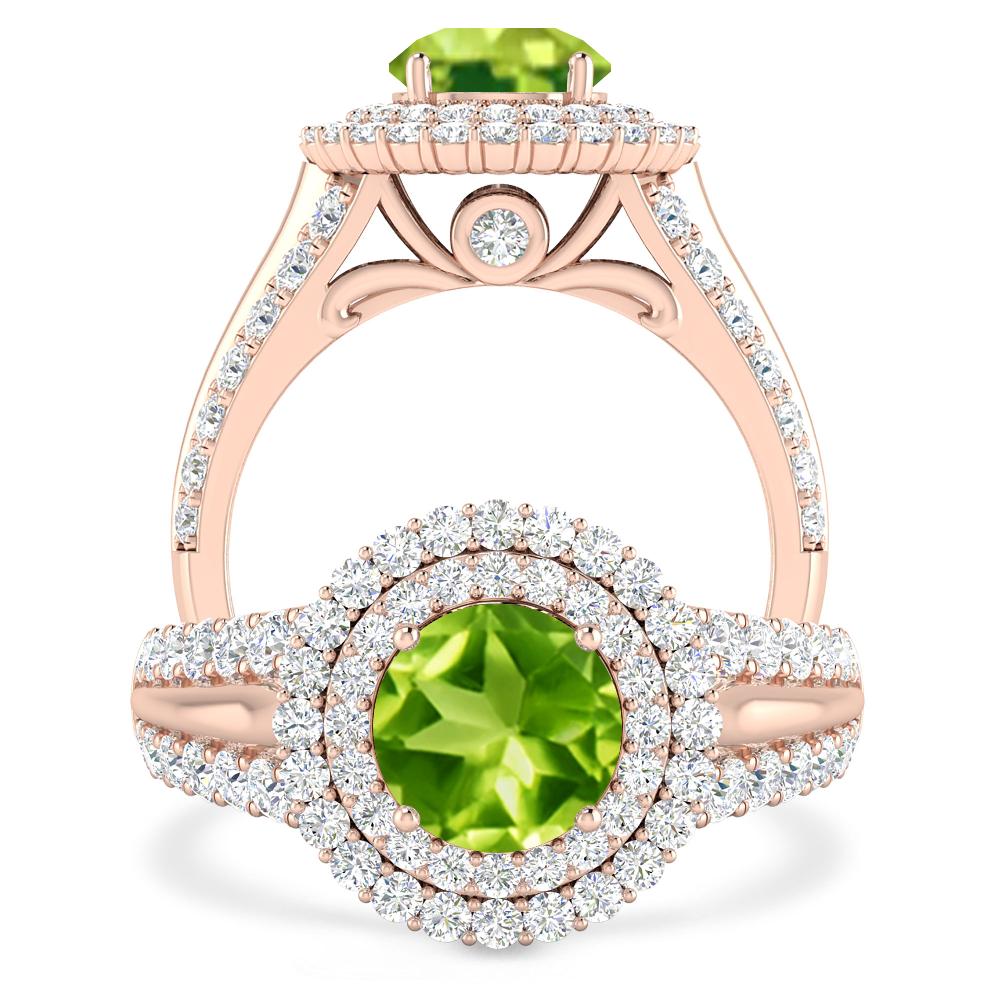 Rose Gold - Peridot