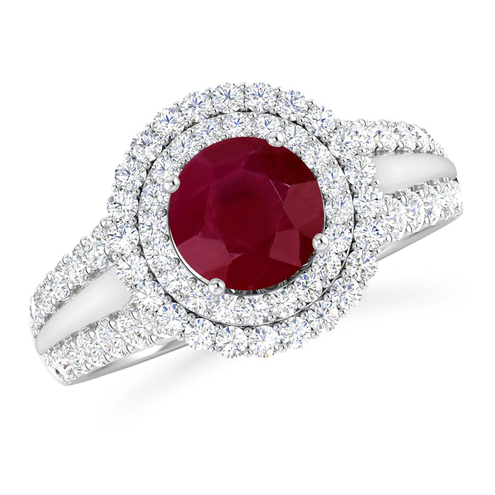 White Gold - Ruby