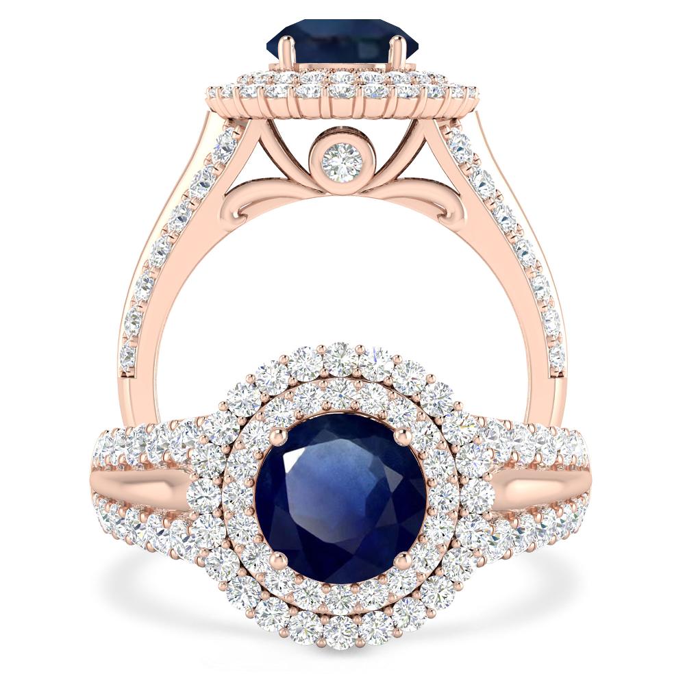 Rose Gold - Sapphire