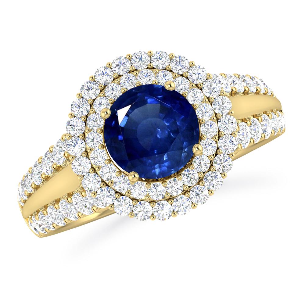 Yellow Gold - Sapphire