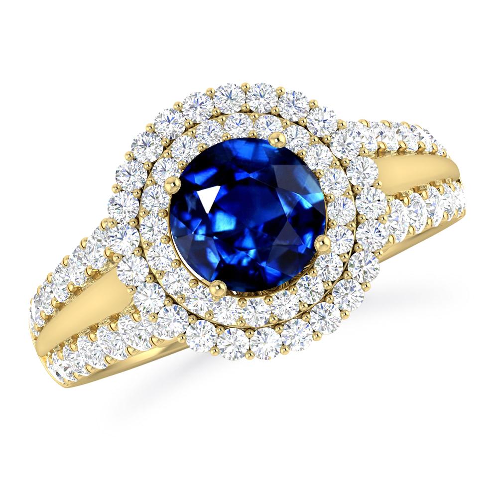 Yellow Gold - Sapphire