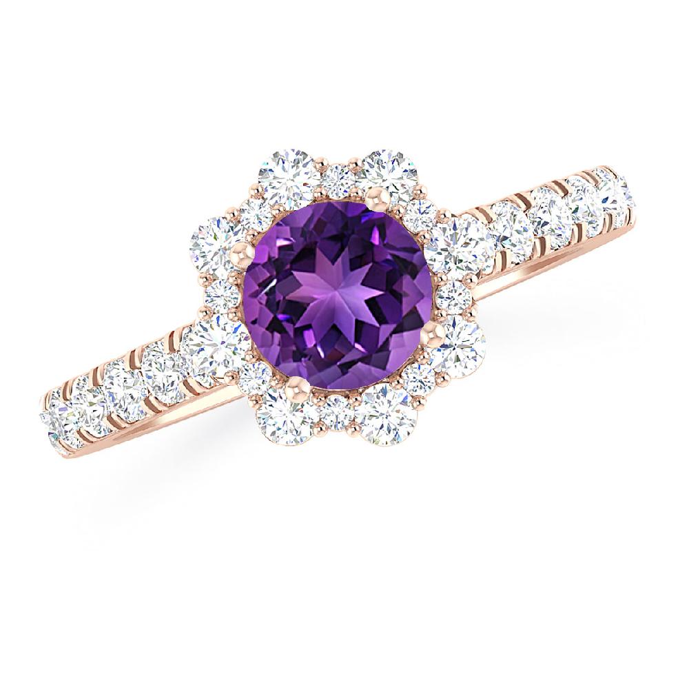 Rose Gold - Amethyst