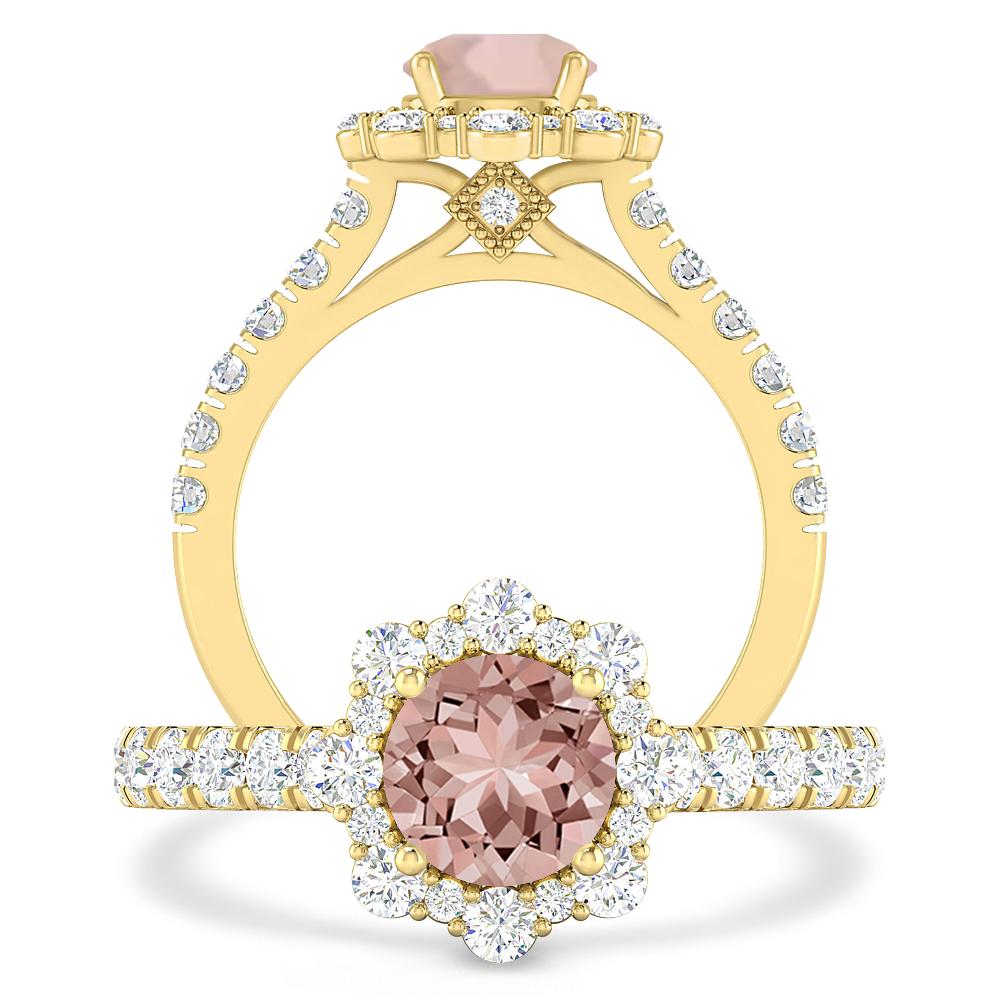 Yellow Gold - Morganite