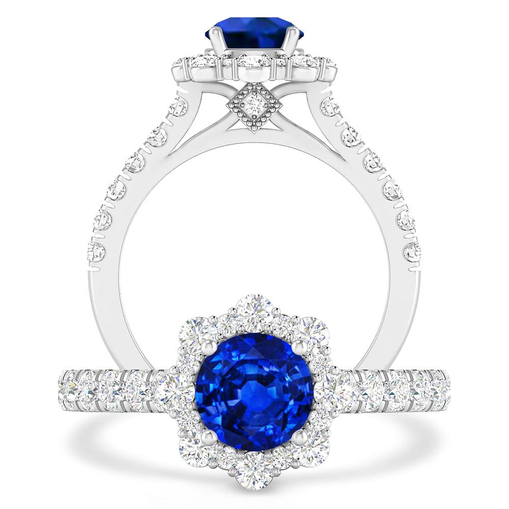 White Gold - Sapphire