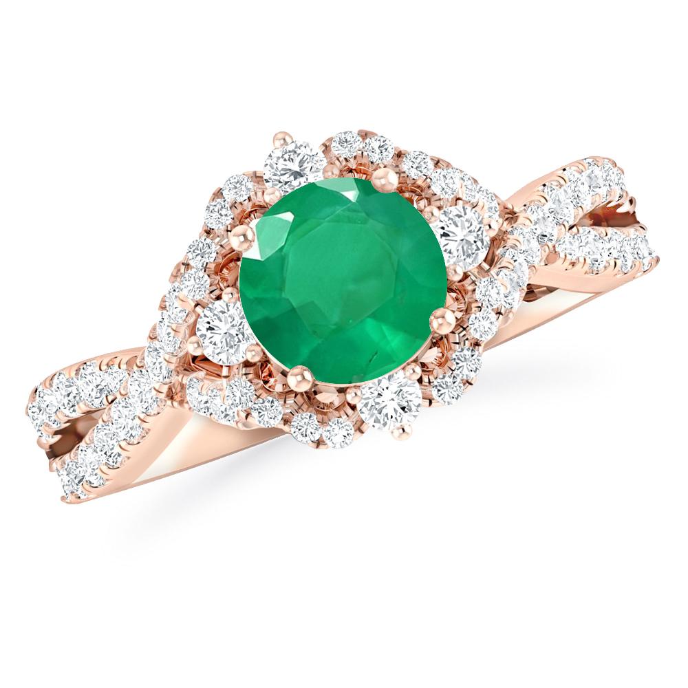 Rose Gold - Emerald