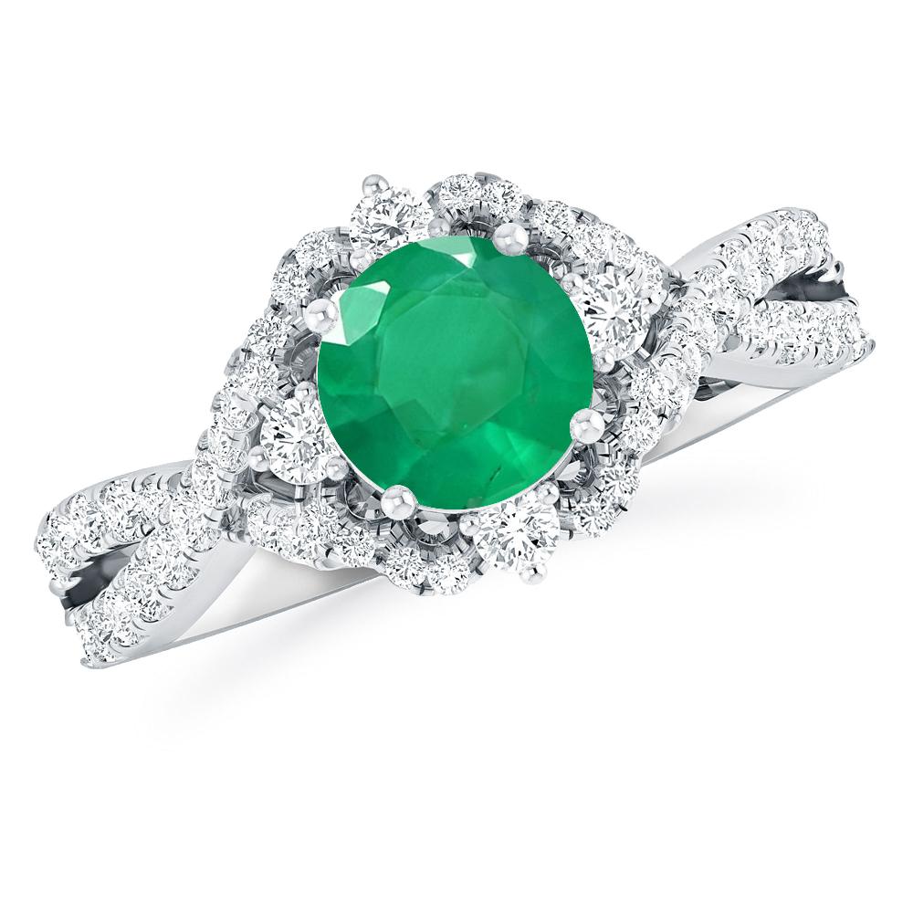 White Gold - Emerald