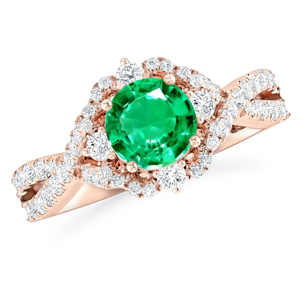 Rose Gold - Emerald