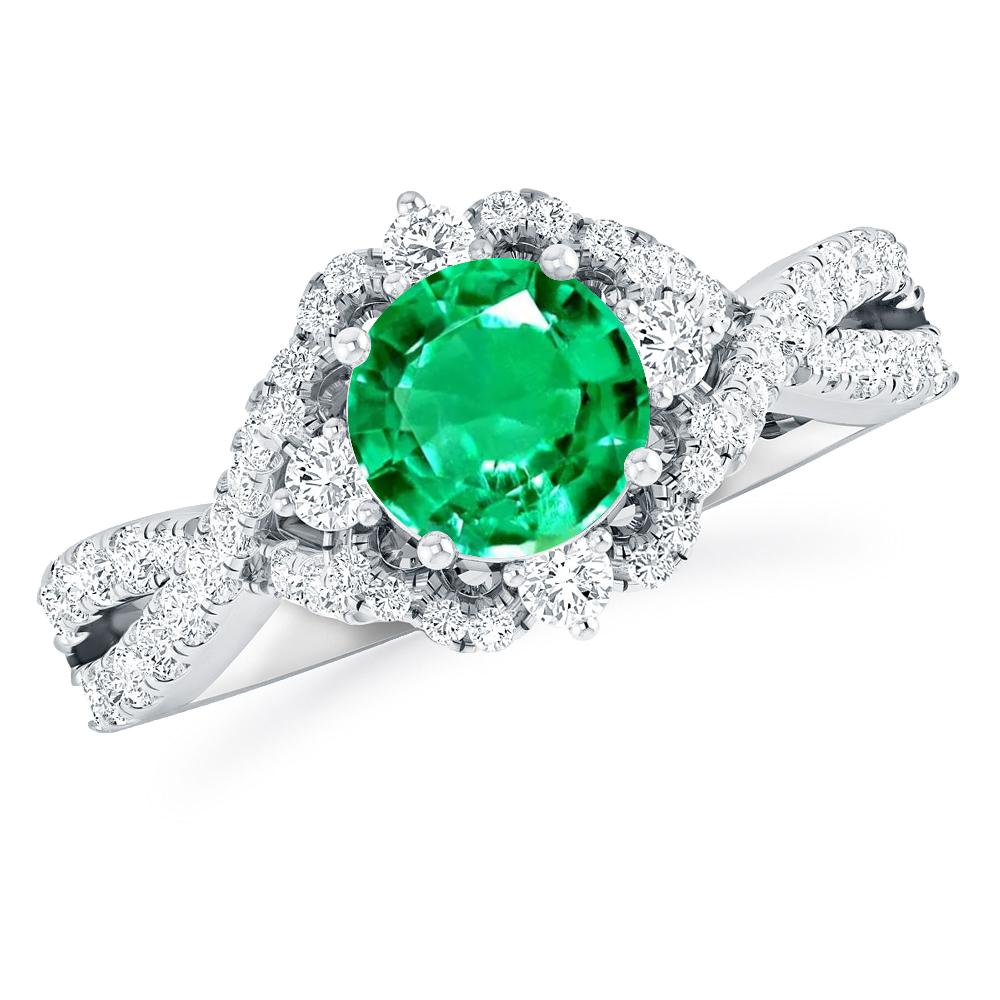 White Gold - Emerald