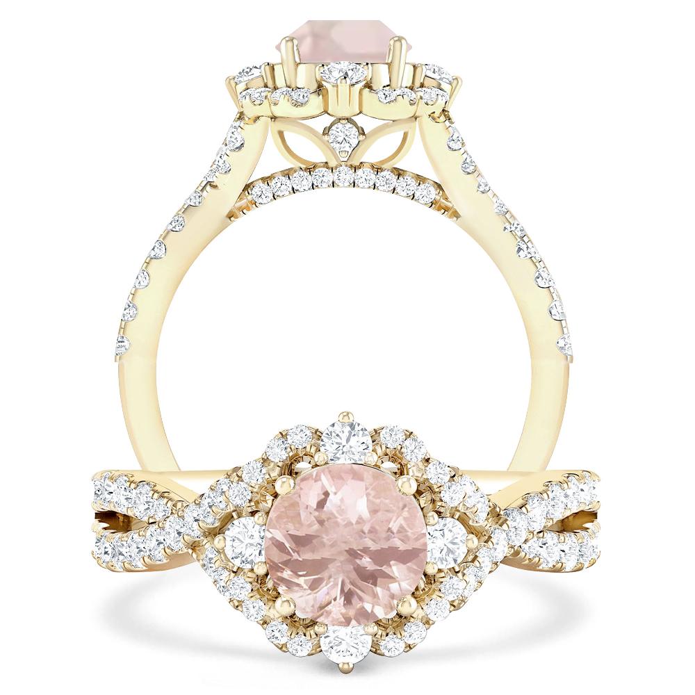 Yellow Gold - Morganite