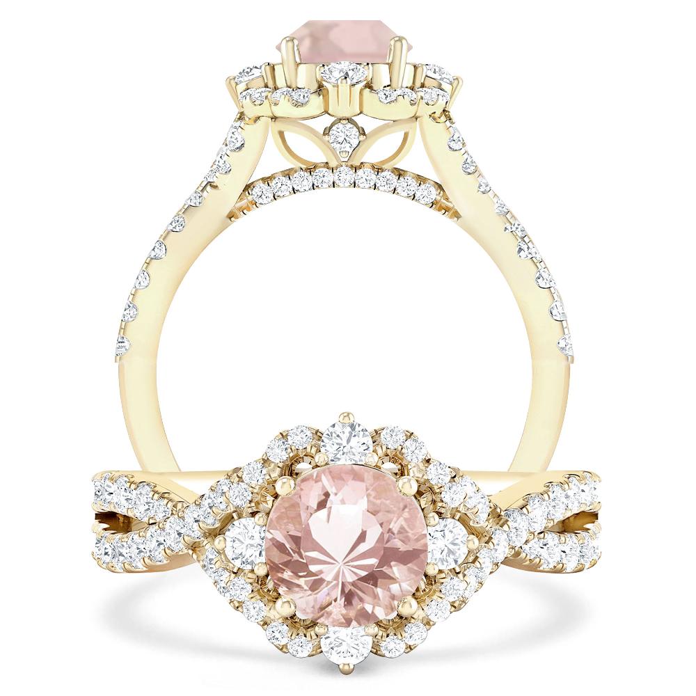 Yellow Gold - Morganite