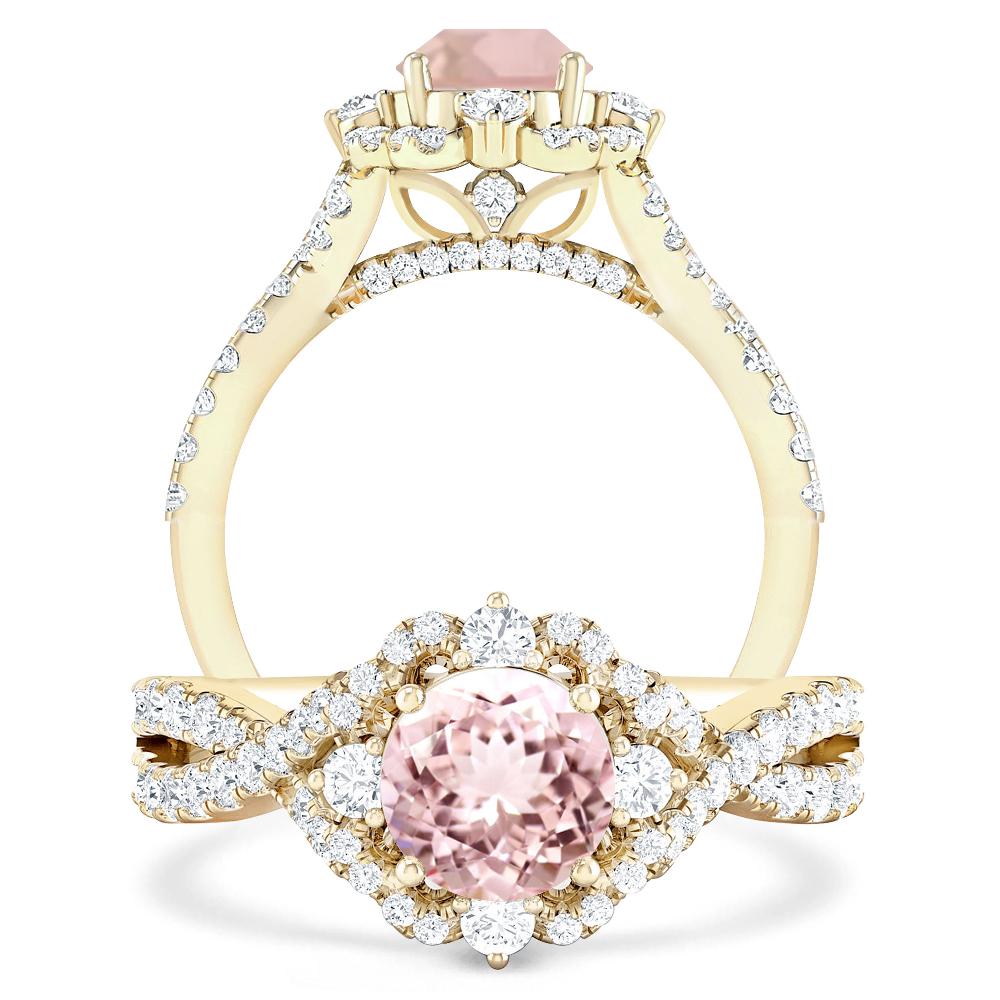 Yellow Gold - Morganite