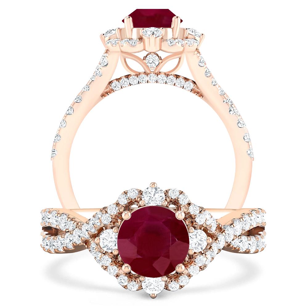 Rose Gold - Ruby