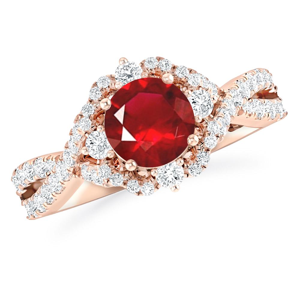 Rose Gold - Ruby