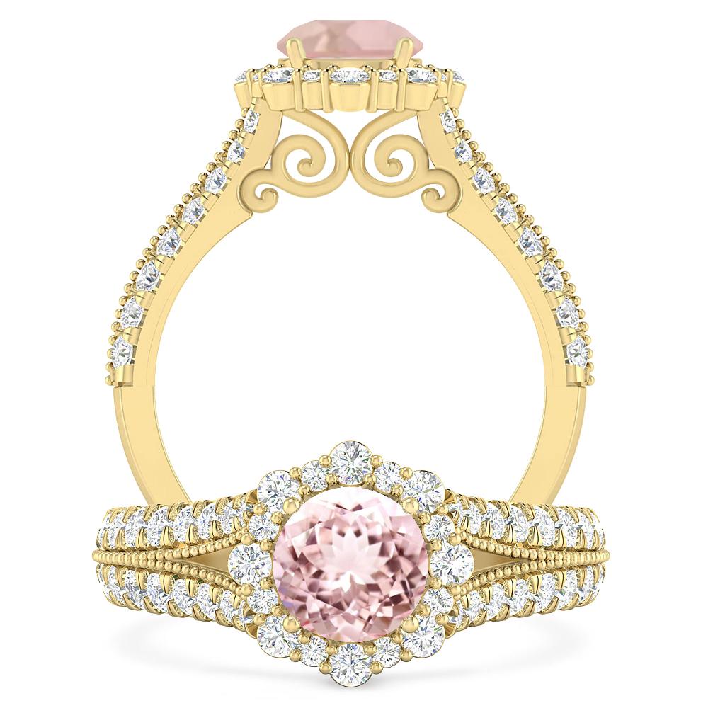 Yellow Gold - Morganite