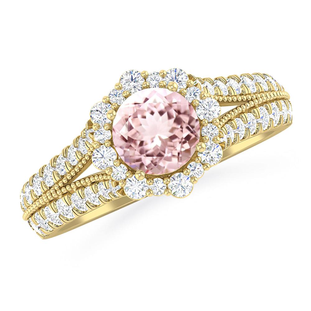 Yellow Gold - Morganite