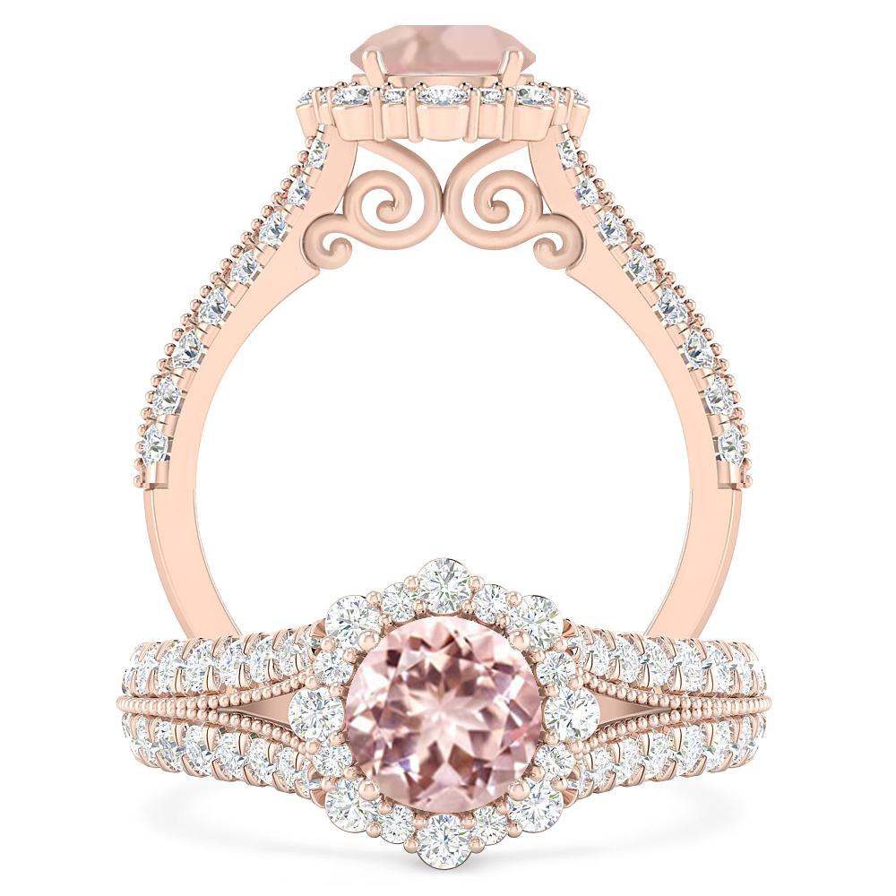 Rose Gold - Morganite