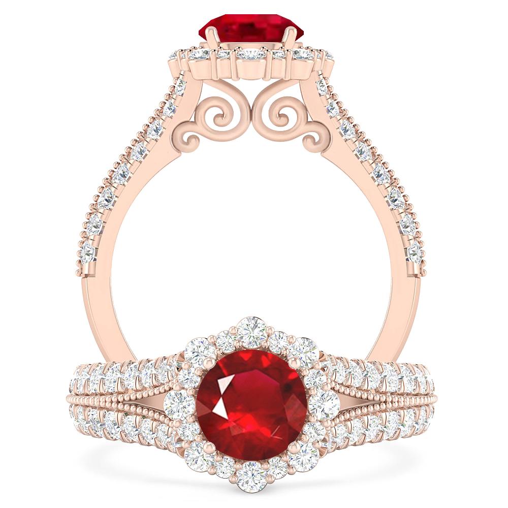 Rose Gold - Ruby