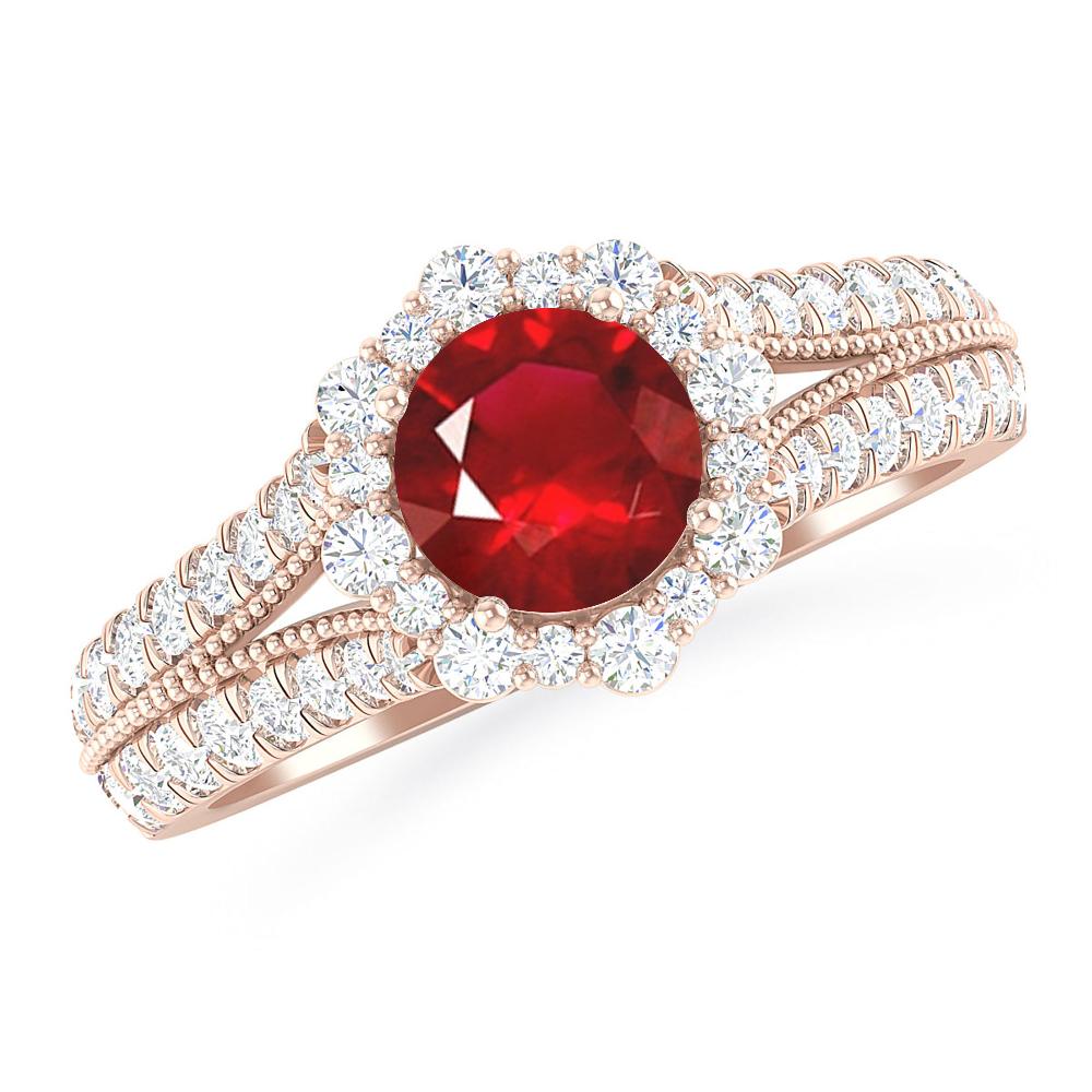 Rose Gold - Ruby