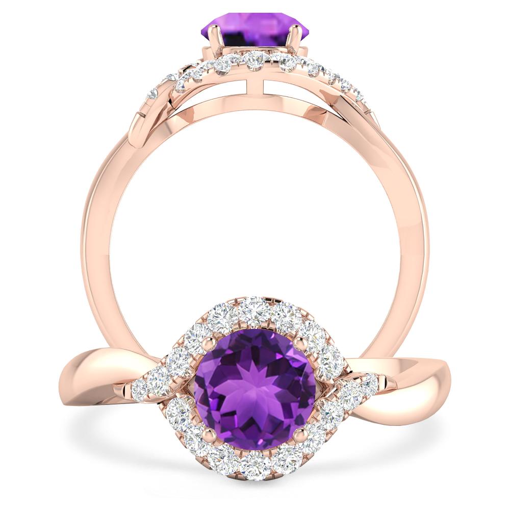 Rose Gold - Amethyst