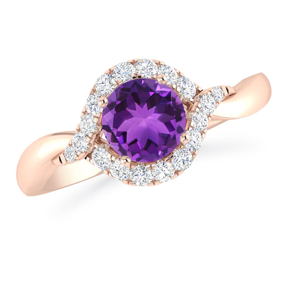 Rose Gold - Amethyst