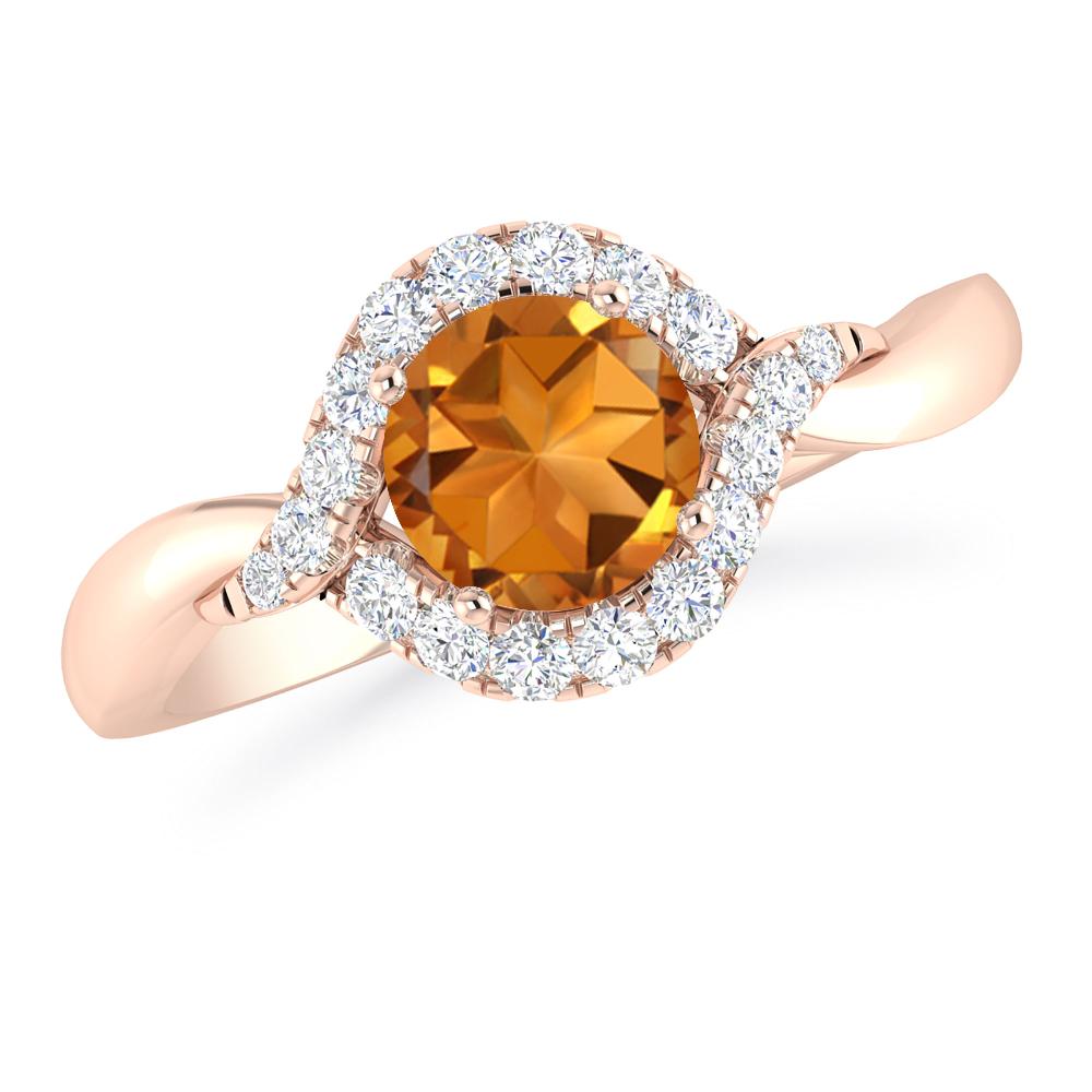 Rose Gold - Citrine